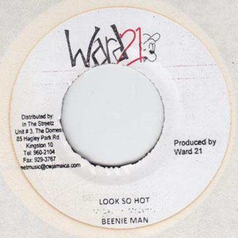 

7inch Record BEENIE MAN - Look So Hot Ward 21 2009 Jamaica Reggae, Ska & Dub