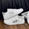 Fashion Women Sneakers New Spring Outdoor Women Flat Sole Shoes with Lace Up Sports Fashion Casual Sneakers Little White Shoes Female
