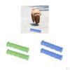 2 Dog Chew Toy Rubber Molar Bite Resistant Toys Blue,Green