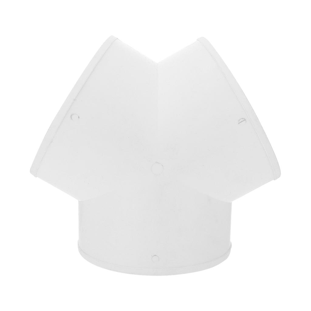 1Pcs Three-Way Duct Adapter for Exhaust Fan Duct Parts Splitter with Low Wind Resistance High Strength ABS Material 3 Way Hose