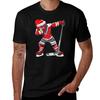 Christmas Dabbing Ice Hockey Elf Squad Tshirt Uv Protection Outdoor Tee Shirt