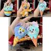 Tom And Jerry Cheese Plush Toy Keychain With Silver Keyring For Collectors