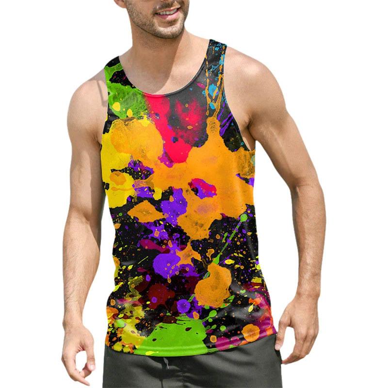 Tropical Palm Tree 3D Print Tank Top Men Women Tank