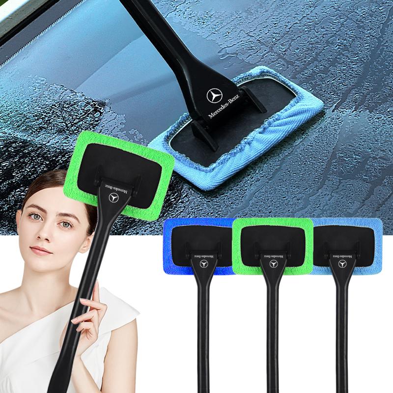 Car Window Cleaner Brush Kit Windshield Cleaning Wash Car Tool For Mercedes Benz AMG GLC GLE CLA W204 W205 W203 W211 W212 W213