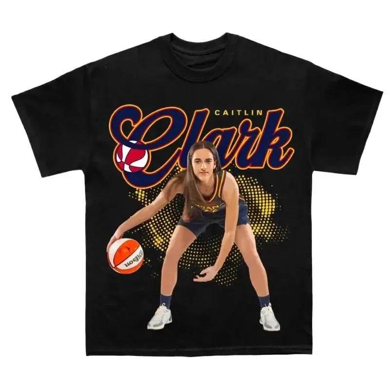Caitlin Clark Basketball Fan Cotton T-Shirt