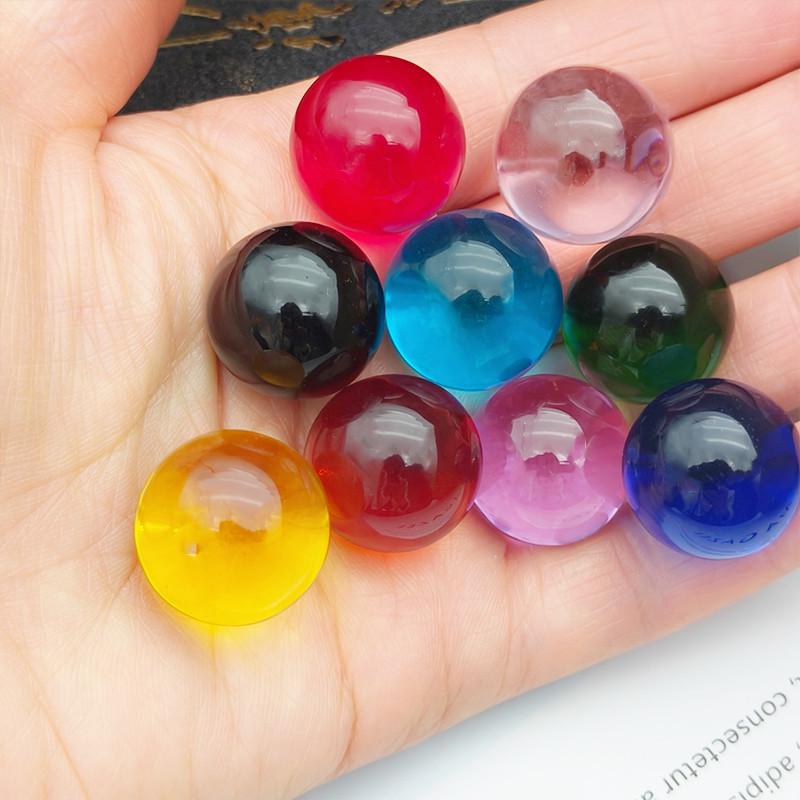 Xingtai Colored Crystal Glass Light Ball Bead Ornament
