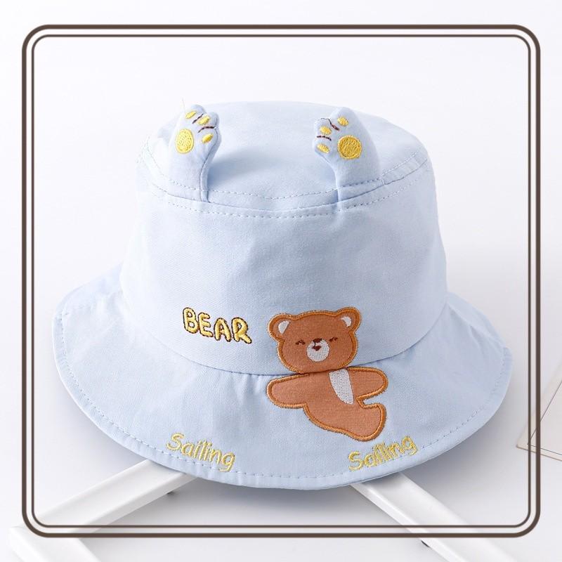 Liebevoller Baby-Sonnenhut für Frühling und Sommer Dünn und leicht Unisex Säugling Kleinkind Sonnenschutz Fischerhut