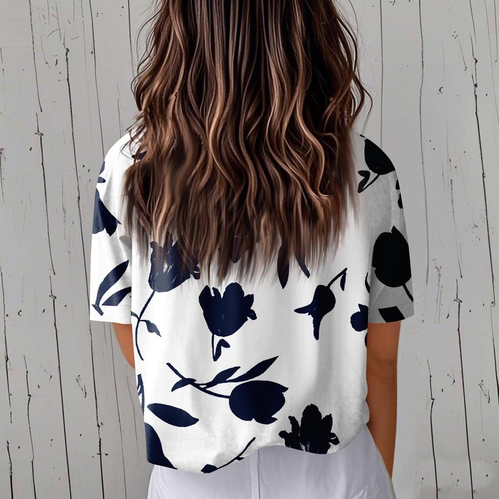 Button-Down-Hemden für Damen Leinen-Button-Down-Hemden Halbarm-Hemden für Damen Halbarm-Oberteile für Damen