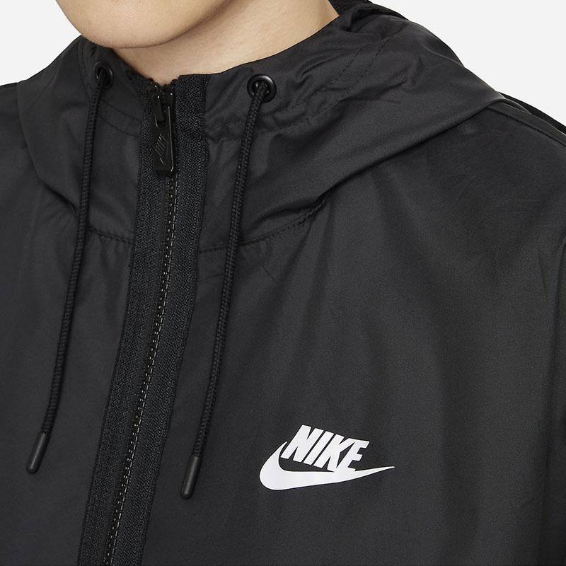Nike Jachetă Sport Casual Ușoară Respirabilă cu Glugă Țesută Jachete Femei Negru DD5853-010