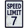 Vintage No Speed Limited Metal Tin Signs Posters Plate Wall Decor for Home Bars Garage Cafe Clubs Pubs Retro Posters Plaque