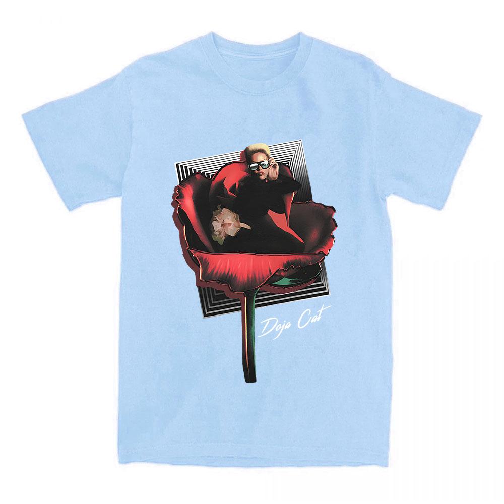 VIE IN BLOOM T-SHIRT Doja Cat Fashion Singer Graphic Tshirts Cotton Short Sleeve Female T Shirt Casual Unisex Streetwear Print