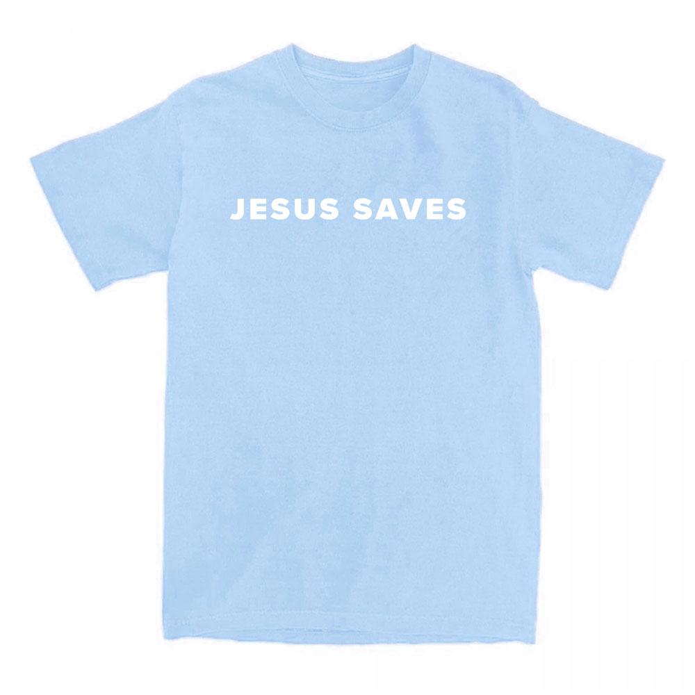 Jesus Saves Charlie Kirk T-shirt Letter Graphic Printing Tshirts for Male Short Sleeve Cotton Casual Tee-shirt Men Women Clothes