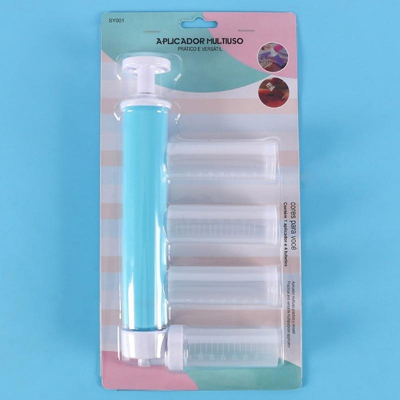 Manual Handheld Cake Decorating Sprayer For Effortlessly Baking With Adjustable Nozzle And Durable Plastic Design