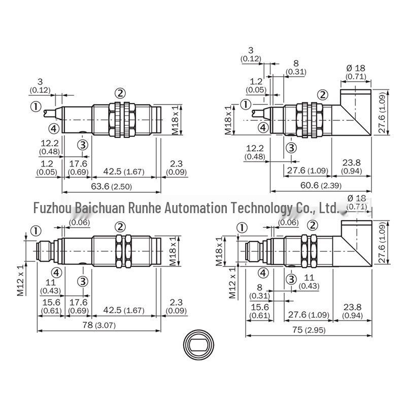 Sick Sensor VTF18-4P1640 Cylindrical Photoelectric Switch 6012885 - New in Stock VTF18-4P1640