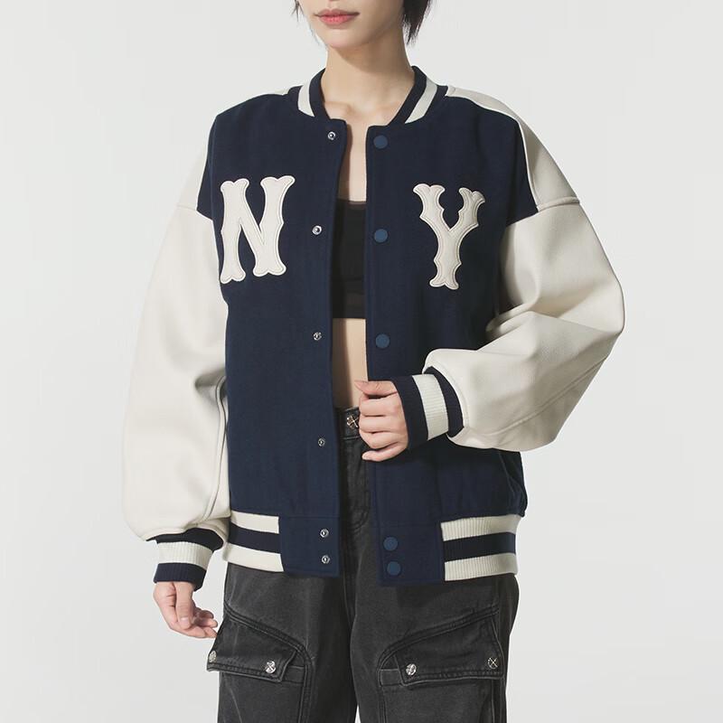 MLB Unisex Winter Wool Baseball Collar Jacket