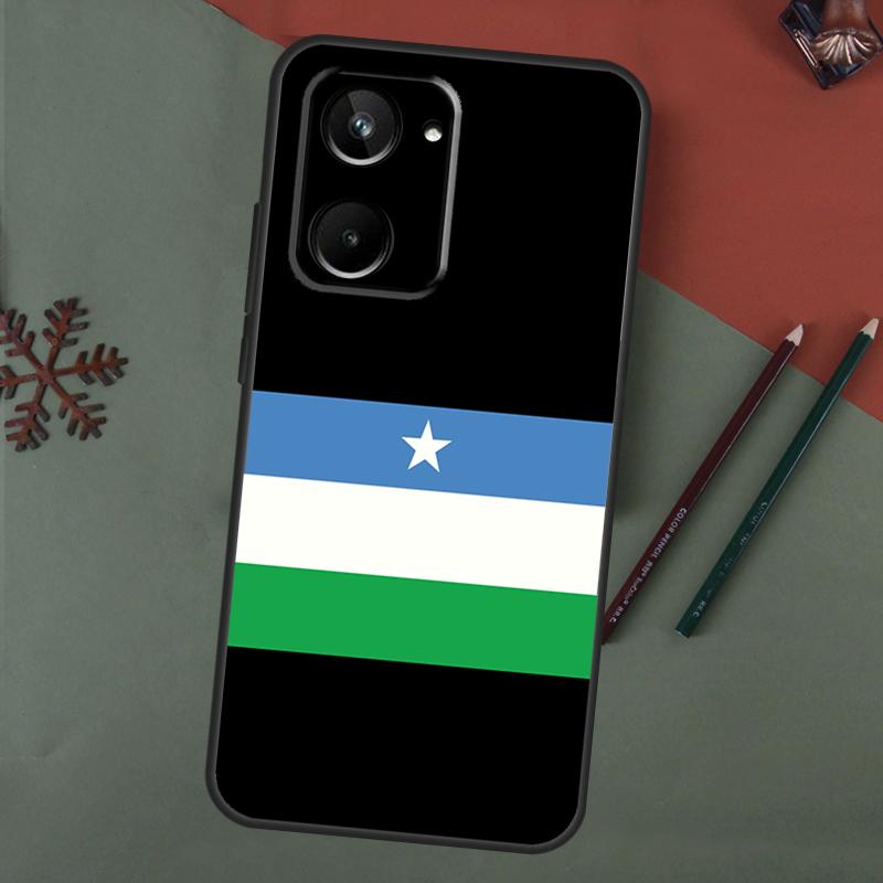 Puntland State Somali Flag Case For Realme C61 C53 C55 C33 C63 C51 C65 C67 C71 C75 11 12 13 14 15 Pro Plus GT6 GT7 Pro
