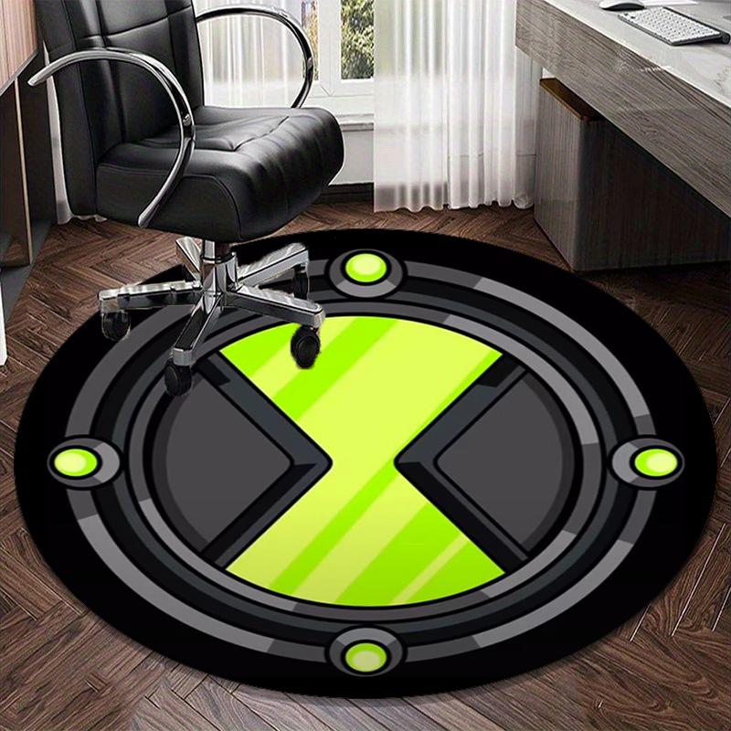 X-ray Protection Symbol round carpet Chair cushion Round Entryway Rug, Soft Round Rugs for Living Room, Bedroom, Circle Carpet decor gifts