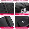 Car Sun Visor Organizer, Multi-Pocket PU Leather Sunglass Holder And Storage Pocket With Net Zipper, Card Sleeve Pocket Organizer, Auto Interior