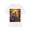 Soft Cotton T-Shirt. Skelton Guitar Player/ 70's Rock Grateful Dead