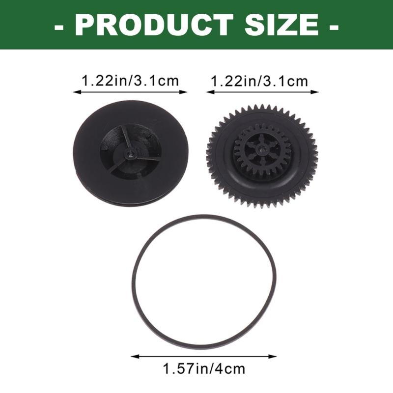 High Performances Gear Belt Kit Plastic Cassette Deck Gear Loader Driver Belt For Sound Video Equipment Repair Part