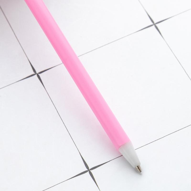 5 Pièces Stylo Bille Pompon Pelucheux Remplisseurs de Bas de Noël Fourniture de Fête de Noël pour Adultes Écriture Journalisation