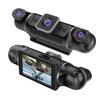 4-Channel 1080P Dash Cam - 4-Screen Display, GPS, Night Vision, 170° Wide Angle, WiFi, Phone Sync, Rear View Included