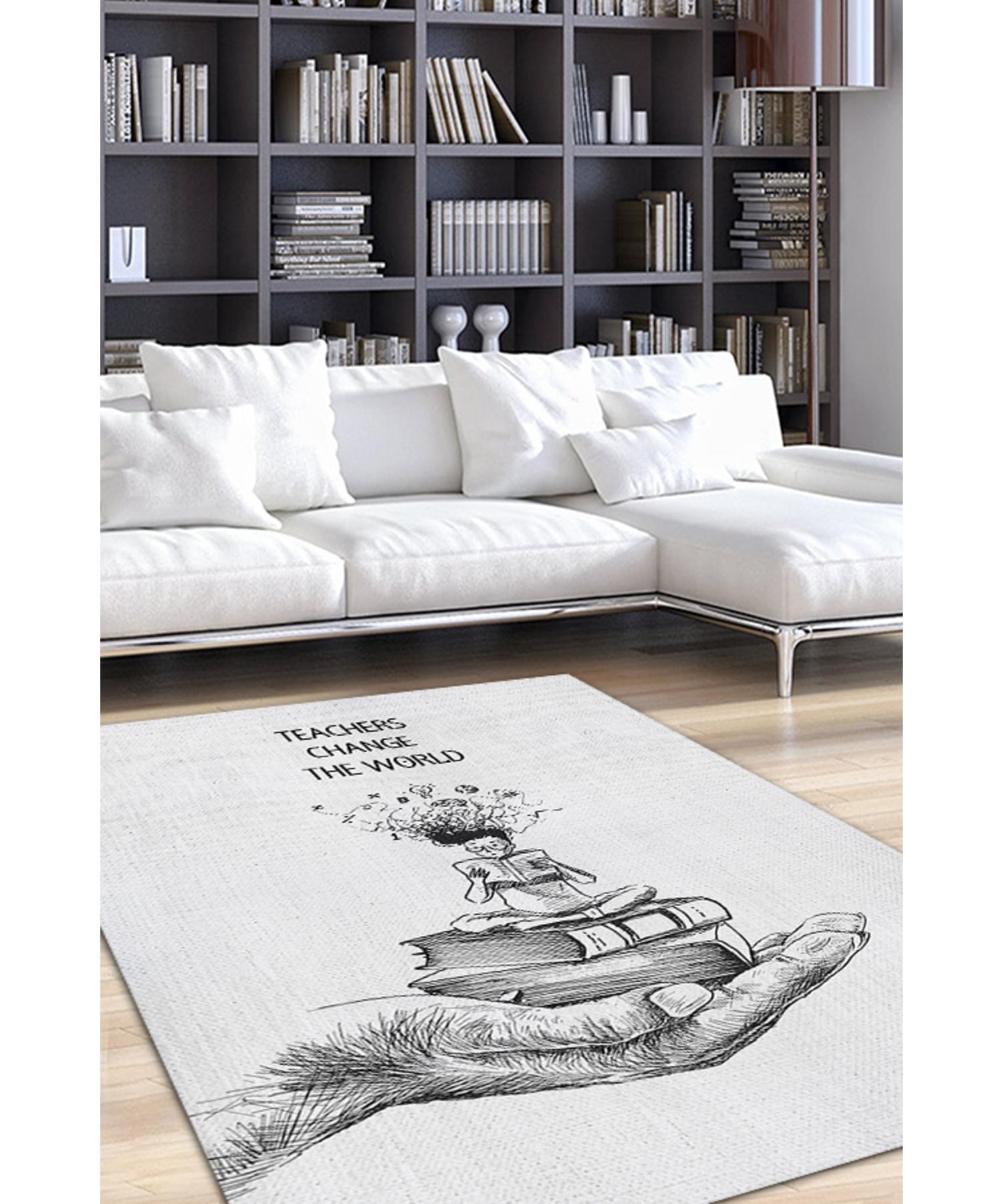 

Сменный моющийся нескользящий ковер для учителей из хлопчатобумажной ткани для учителей