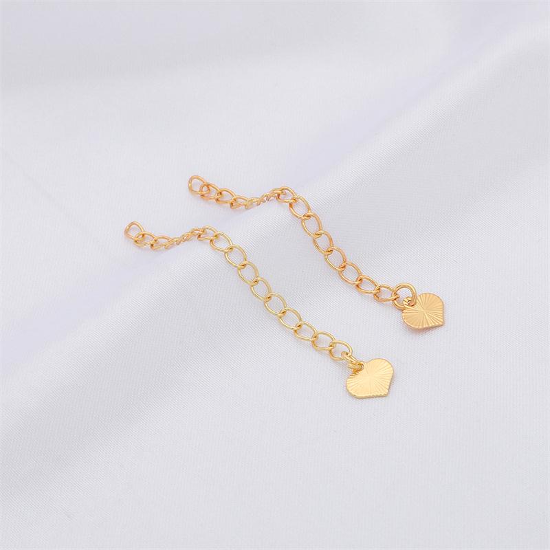 Copper-Plated Gold-Filled Adjustable Extension Chain for Bracelets and Necklaces