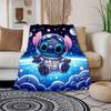 1pc Stitch Printing Blanket - Soft, All-Season Throw for Office Blanket, Personalized Gift with Adorable Cartoon Design