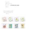 1pcs Cute Cartoon Memo Pad Lovely Bunny 6 Fold Self Adhesive Sticky Notes Diary Planner Stickers Office School