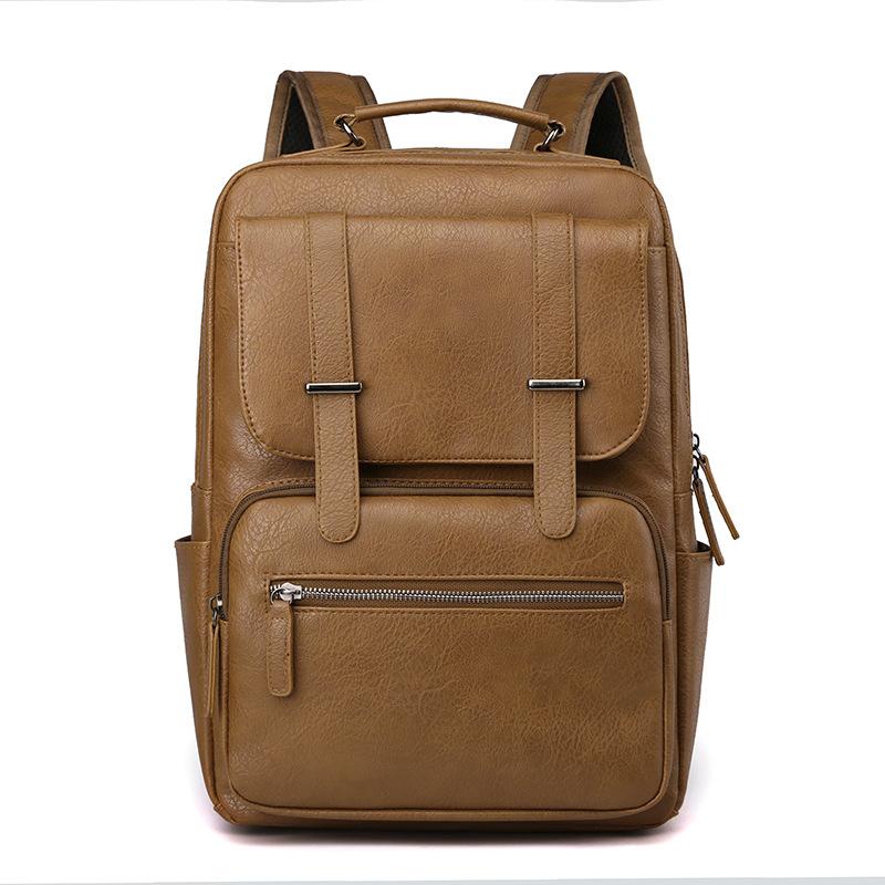 Backpack Trendy European and American Style Large Capacity Business Leisure Bag Computer Student Schoolbag Travel Bag