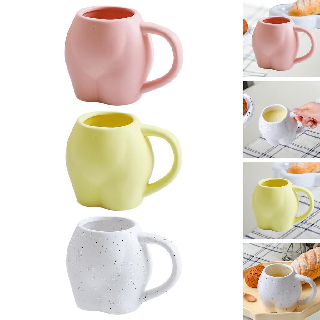 3D Ceramic Coffee Mugs with Handle Milk Juice Mug Drinkware Home Decor Porcelain