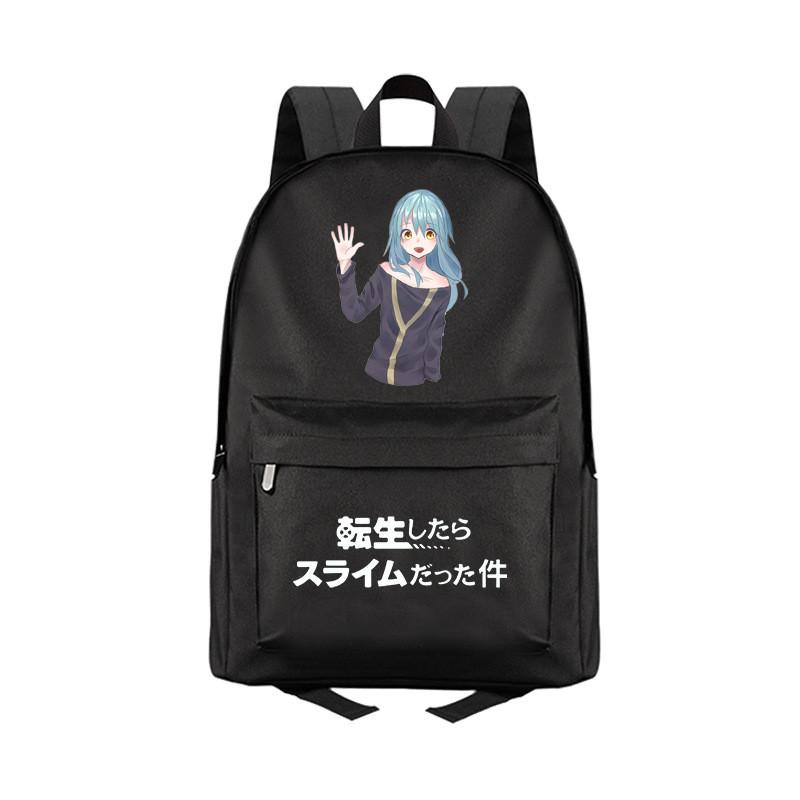 That Time I Got Reincarnated As A Slime Anime Backpack With Breathable Canvas For Casual Travel And School Use