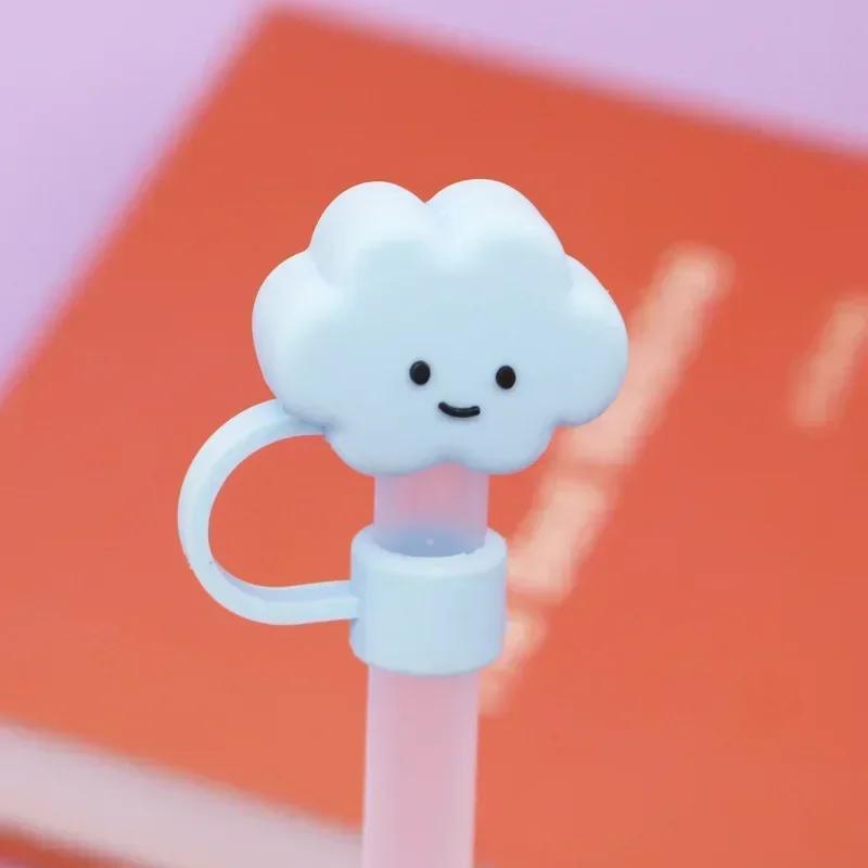 Straw Covers Cap Toppers Compatible with Stanley 30&40 Oz Tumbler Cups,Reusable Cute Silicone Straw Tips Lids Protectors