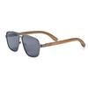Earth Wood Avila Polarized Sunglasses Dark Brown Black