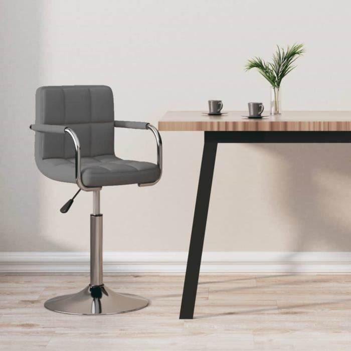 VidaXL Bar Stool Light Grey Fabric