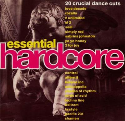 CD VARIOS - Essential Hardcore (Importación del Reino Unido) DINCD33 Dino Entertainm 1991 Europa Danza y Electrónica Usado