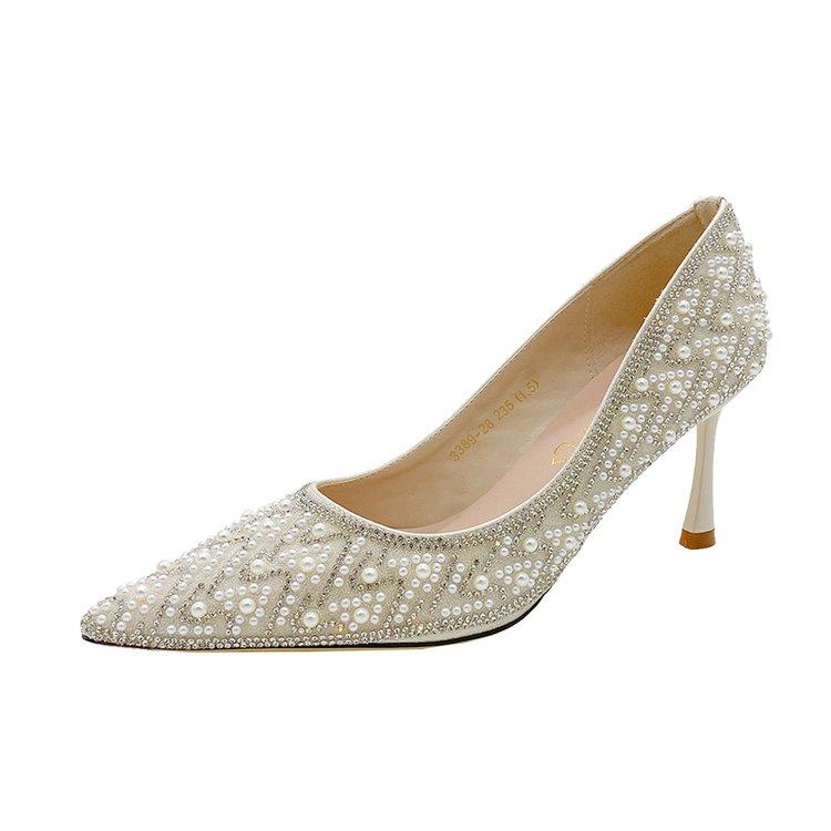 Women s High Heels Stiletto Heels Sequins Rhinestone Decoration Wedding Shoes Women s Dress Party Shoes 34