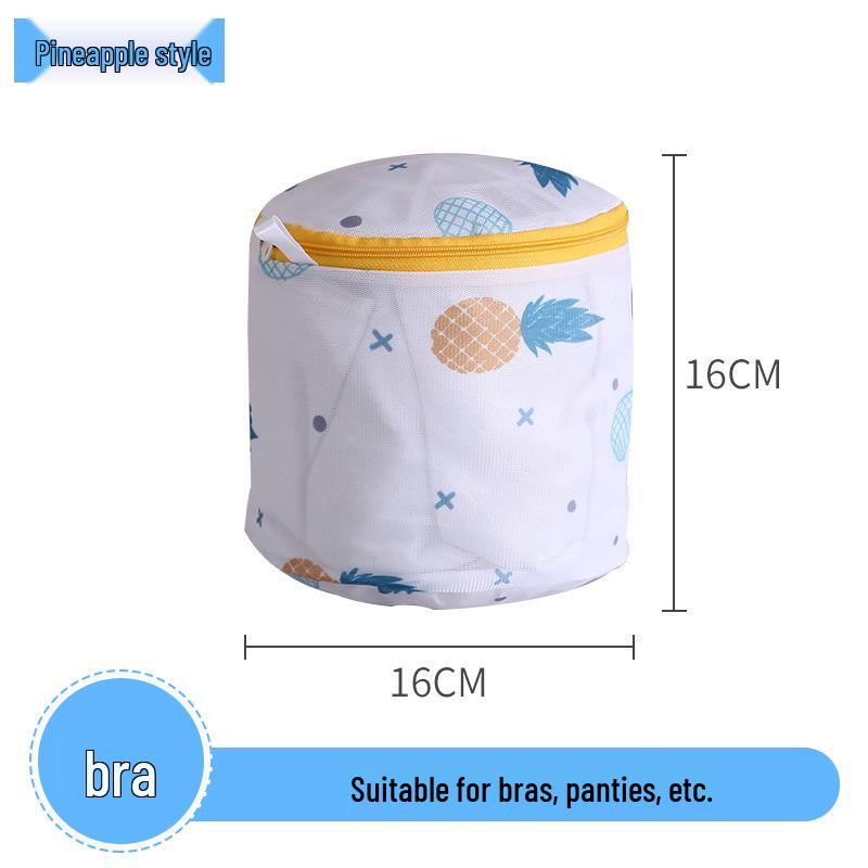 70g Pineapple Print Laundry Bag, Thickened Fine Mesh for Washing Machine - Ideal for Down Jacket and Bra Care