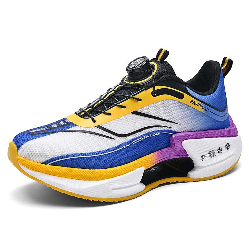 

Parent-child couple running shoes Men and women with the same high-tech running shoes Multifunctional outdoor casual sports shoes 44 фиолетовый