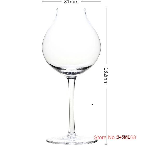 1920s Professional Blender's Whiskey Copita Nosing GlassTulip Bud Whisky Crystal XO Chivas Regal Goblet Cup Wine Tasting Glasses