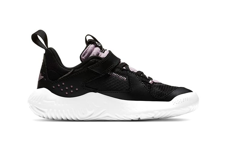 Jordan Delta Low top Sports Casual Shoes Black Purple Children Aged 3 7 Years Old DB6198-016