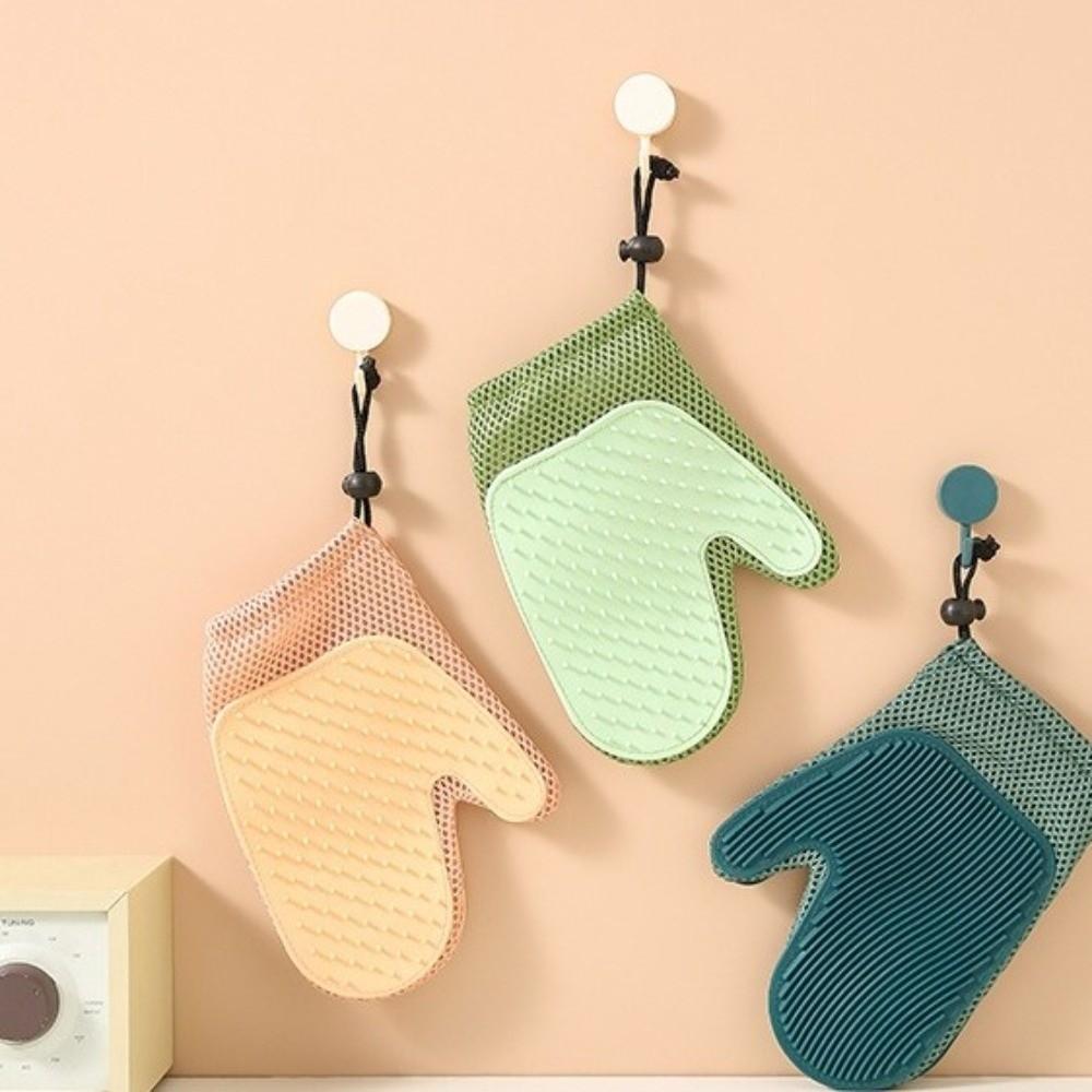 Massage Pet Grooming Gloves Double-sided Cleaner Tool Fashion Dogs Hair Remover Brush