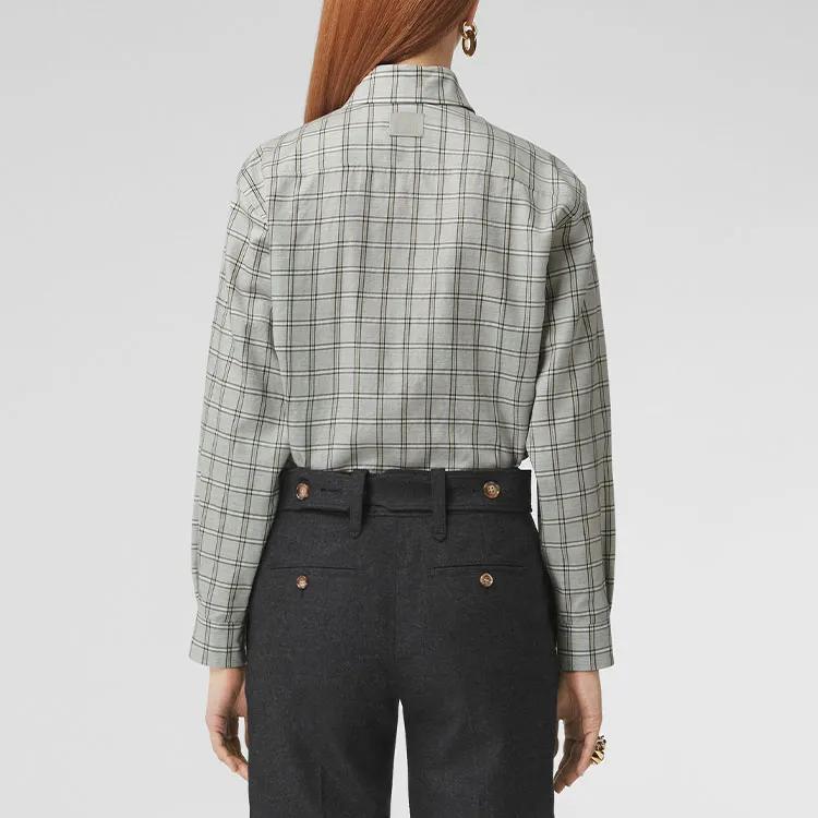 Burberry Shirt Women's Medium Heather Gray (Unisex) Shirts 80448081