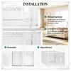 Stylish Shoe Storage Box, Stackable Wardrobe, Storage Box, Modular Shoe Rack, Bookshelf, Toy Organizer, Bathroom Cabinet (only with 18pcs Storage Box)