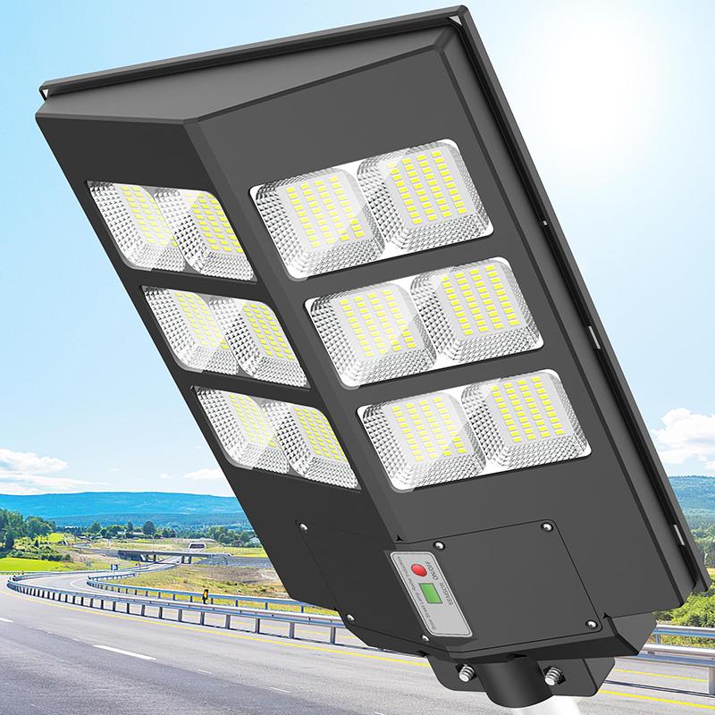 Solar Street Lamp Outdoor Motion Sensor Dusk To Dawn Solar Outdoor Lights Waterproof IP66 Garden Courtyard Solar Outdoor Light