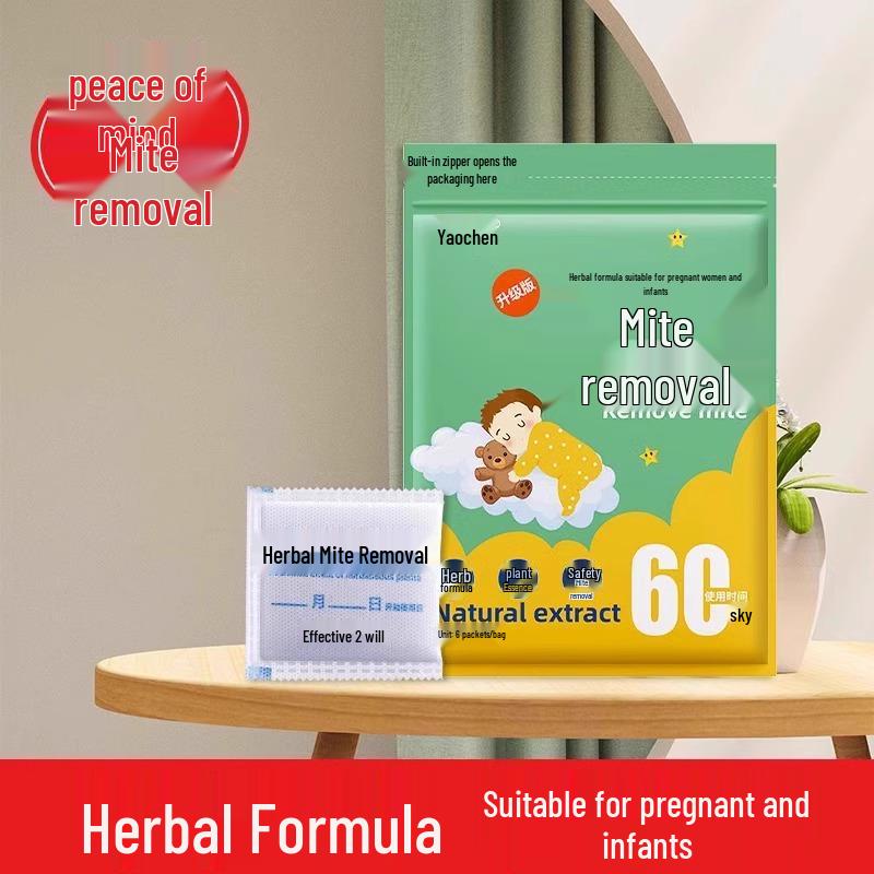Herbal Anti-Mite Sachet for Dormitory Student Beds - No-Wash Mite Removal Solution