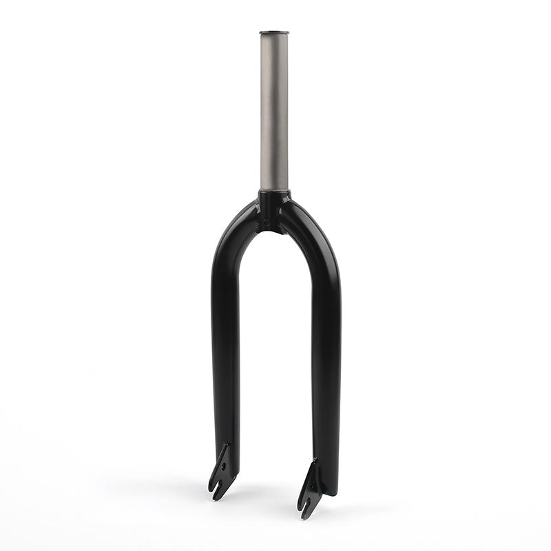 POLSO Chrome 20 BMX Bike Front Fork CR-MO 28.6*163mm CRMO BMX Bicycle Front Forks чёрный