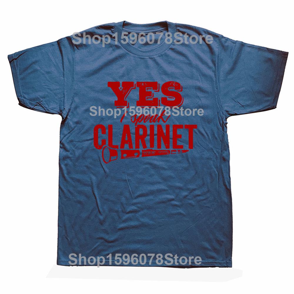 Clarinet Oboe Player Clarinetist Oboist Evolution Print T-Shirt Summer Casual Top Tee Printed T Shirt Fashion
