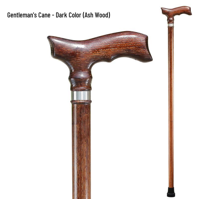 European African Wood Gentleman's Walking Stick & Hiking Cane